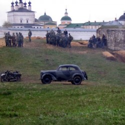 Реконструкция у Белопесоцкого монастыря