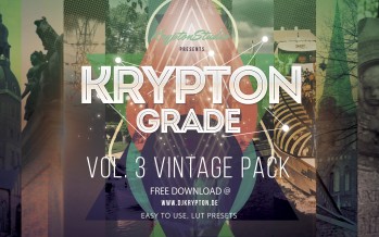 Krypton Grade Vol. 3. Vintage Pack. 10 Бесплатных LUT Пресетов