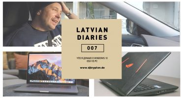 Latvian Diaries 007. OSX vs PC. Что я думаю о Windows 10.